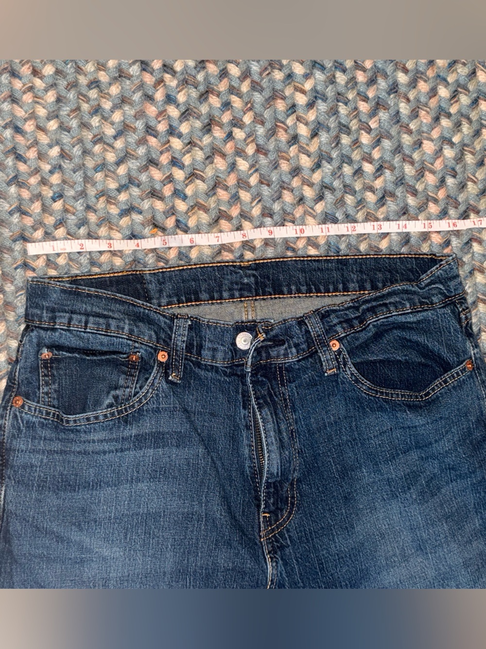 Levi’s 559 Relaxed Straight Jeans sz 33x30 - Picture 3 of 7